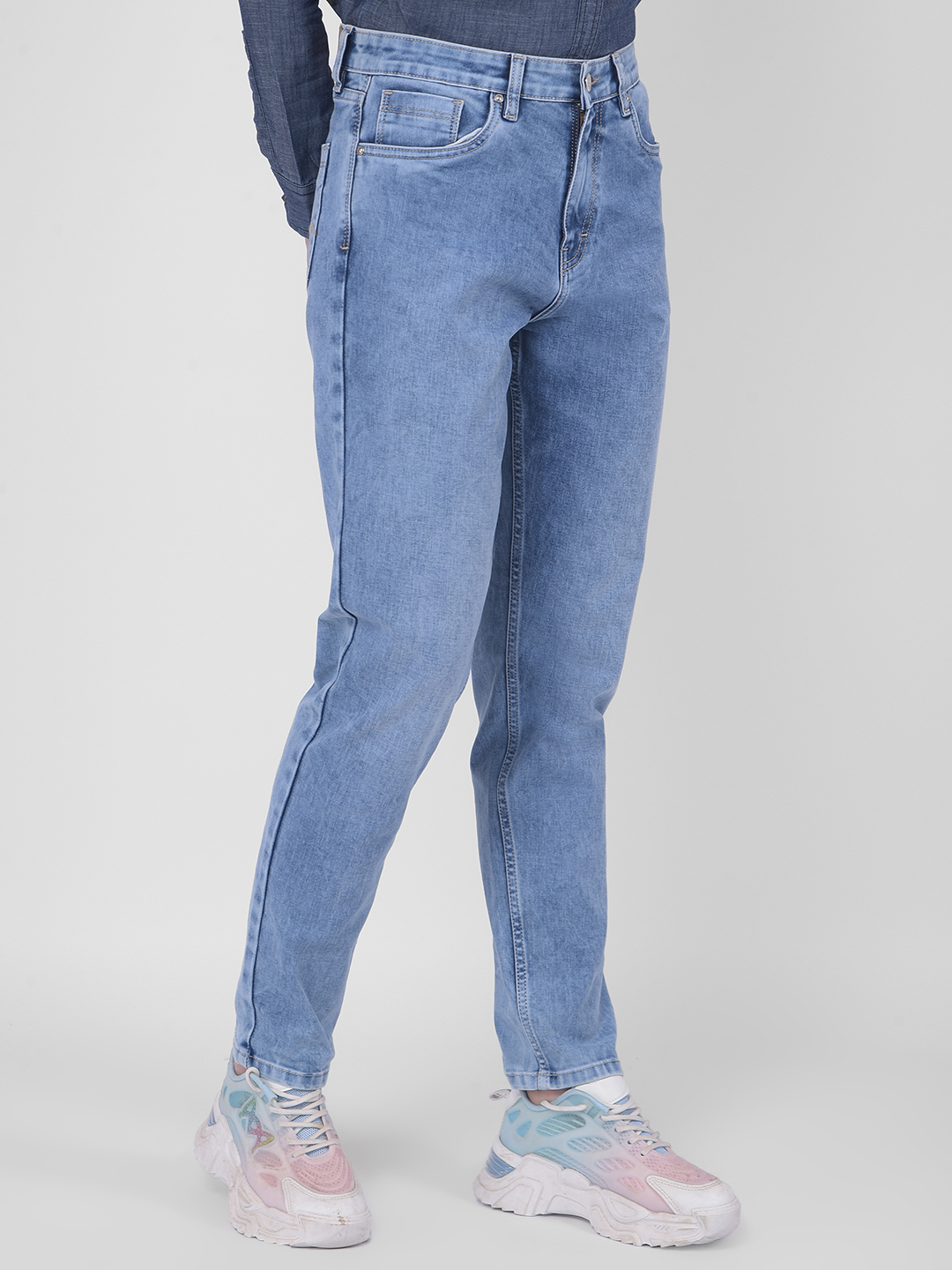 Numero Uno Women Solid Blue Jeans